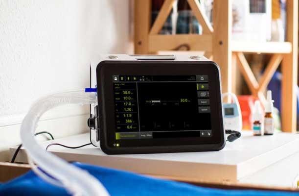 Löwenstein LUISA solunum ventilatör ve HFT tedavi cihazı