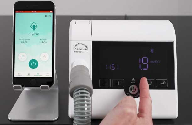 Löwenstein Prisma SMART Plus APAP (Otomatik CPAP) uyku apnesi tedavi cihazı