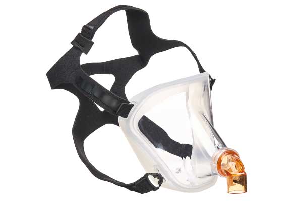 Pulmodyne NIV FFM Solunum tam yüz maskesi değiştirilebilir dirsek