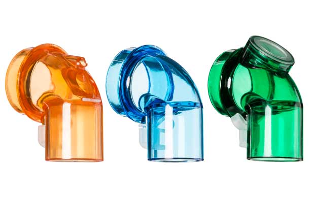 Pulmodyne NIV FFM Solunum tam yüz maskesi değiştirilebilir dirsek